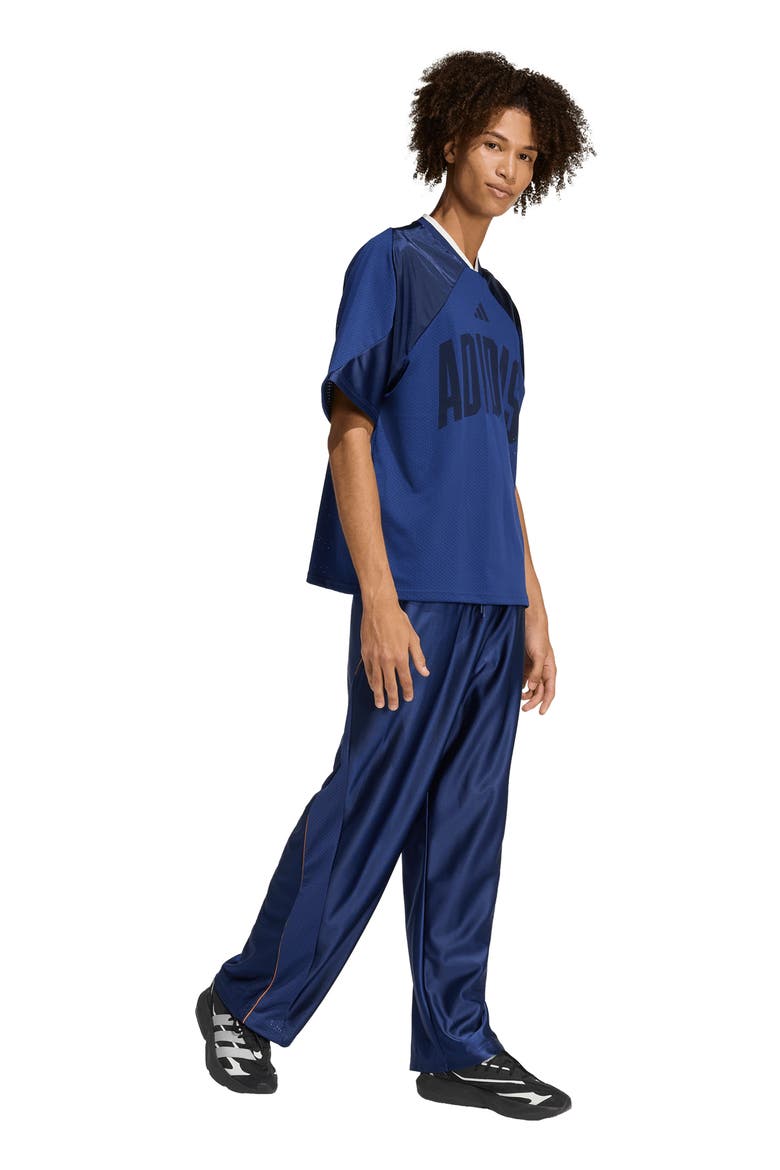 Stadium Graphic Mesh T-Shirt, Alternate, color, DARK BLUE/ OFF WHITE