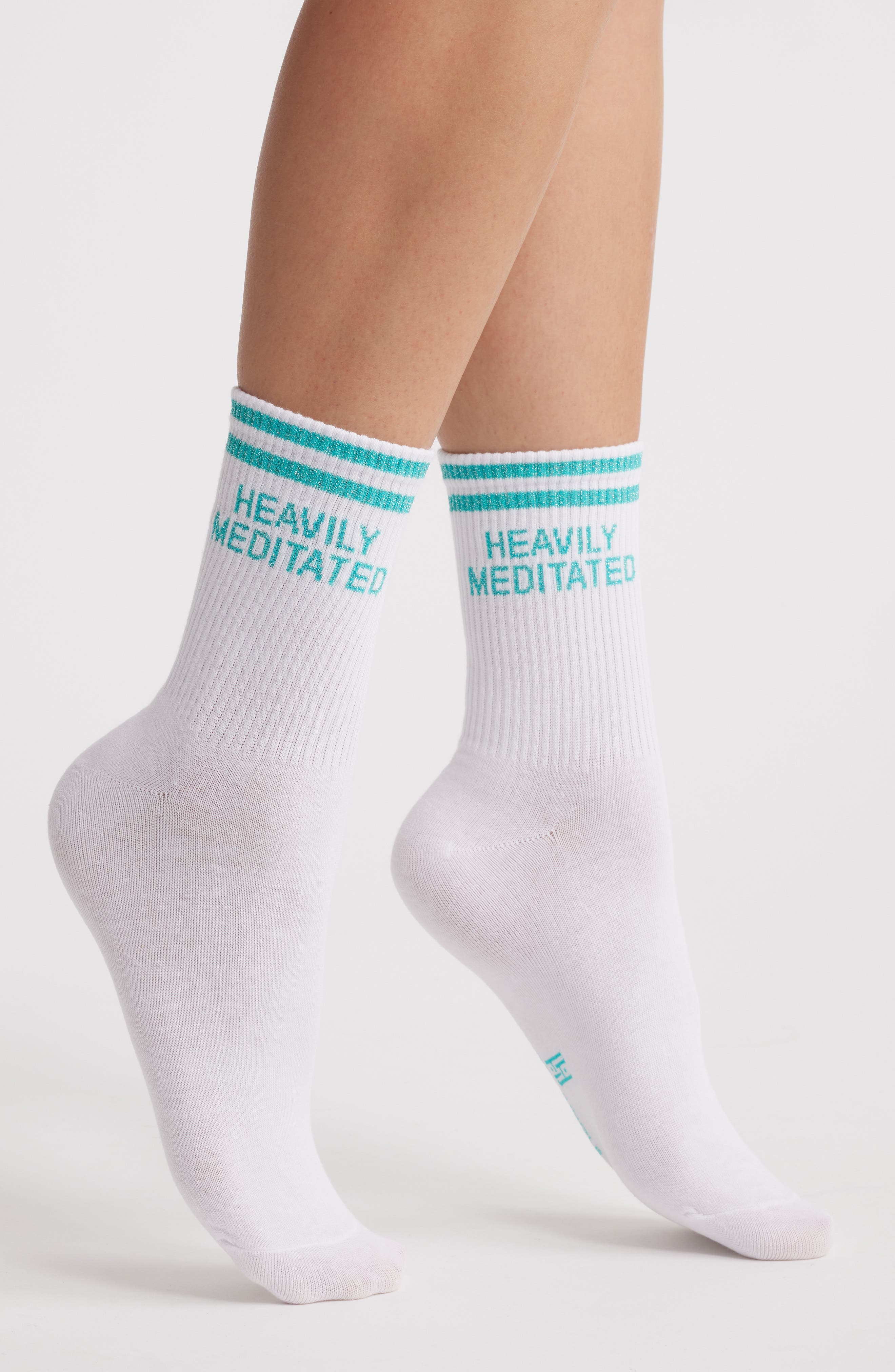 HIGH HEEL JUNGLE Cotton Blend Crew Socks