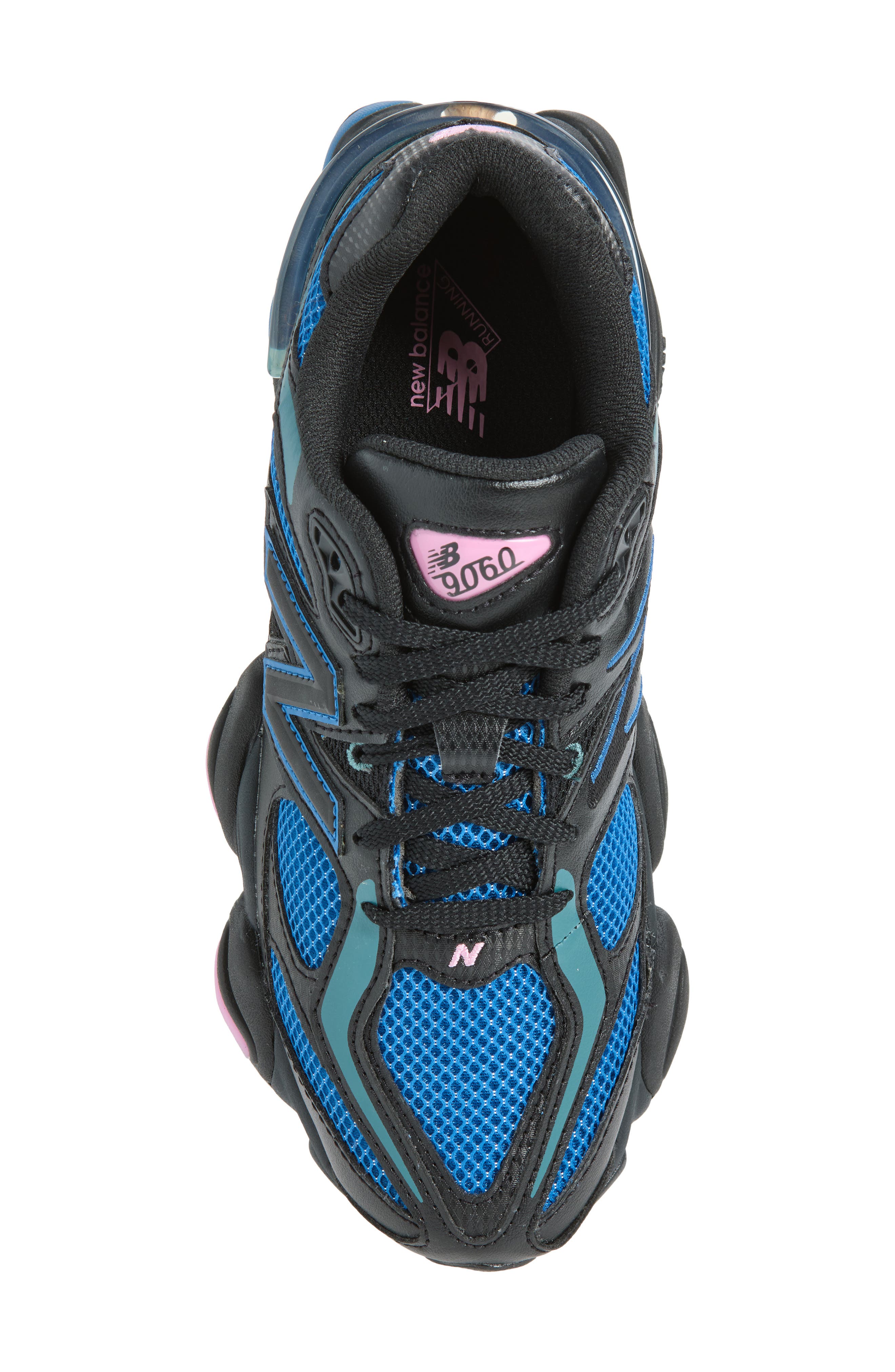 Gender Inclusive 9060 Sneaker, Alternate, color, BLACK/ BLUE AGATE