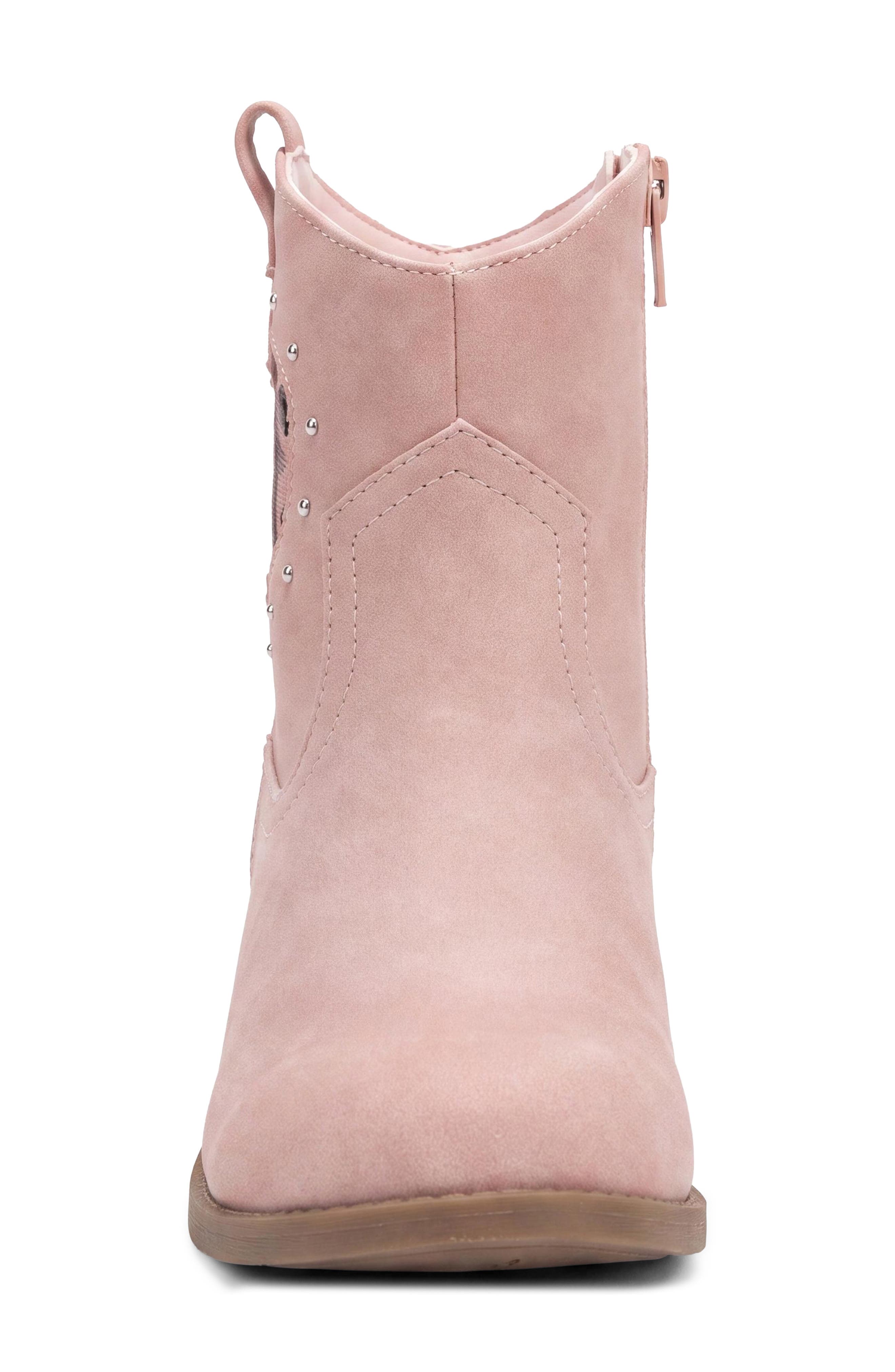 Kids' Faylene Western Bootie, Alternate, color, BLUSH