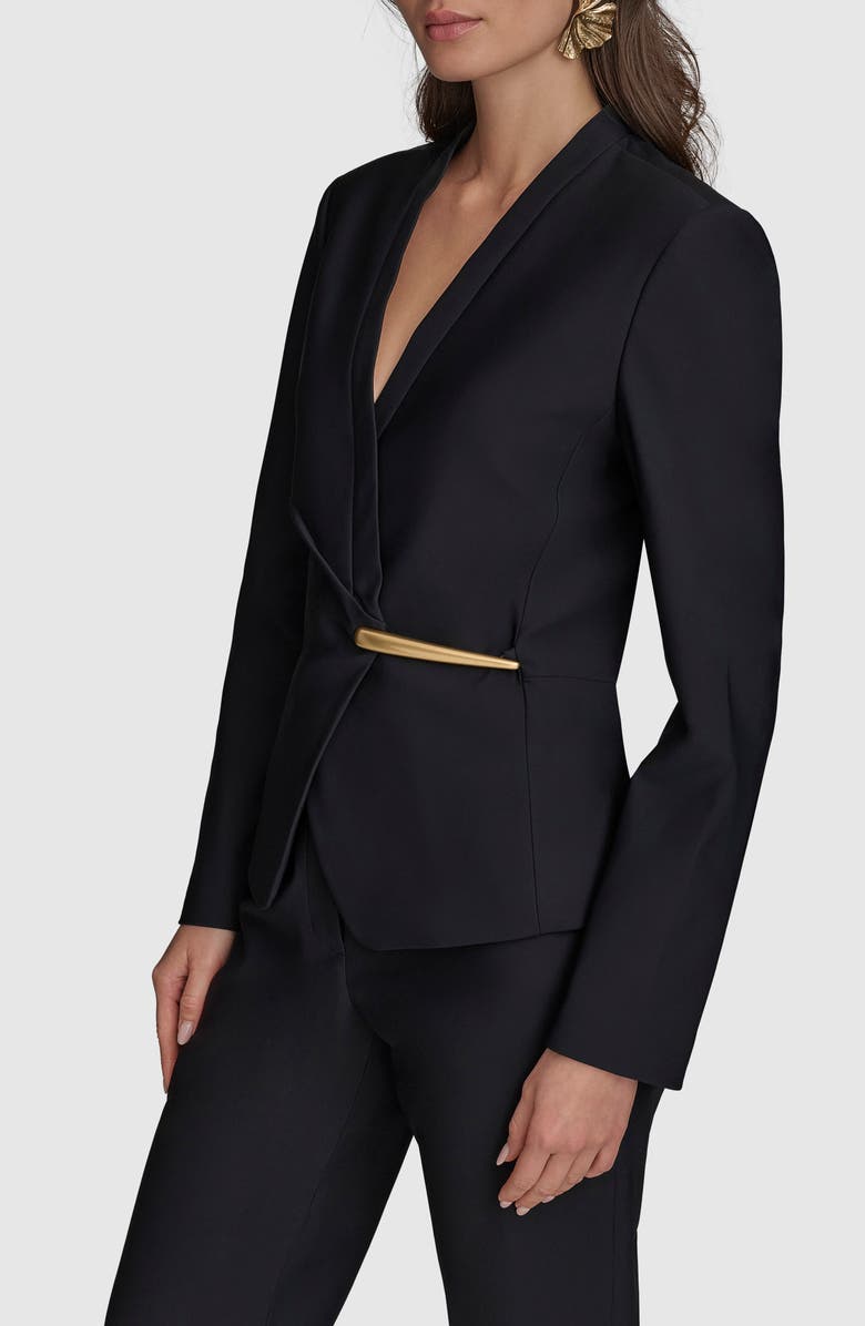 Donna Karan New York Wrap Blazer, Alternate, color, 