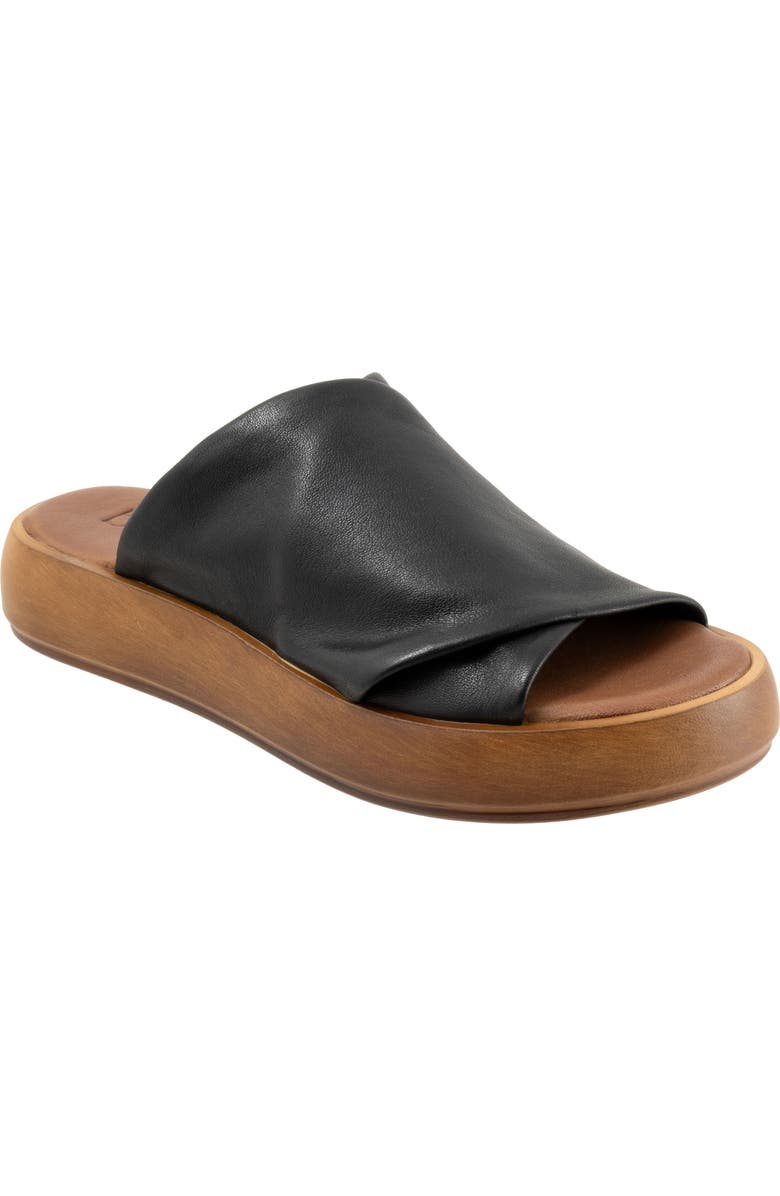 Bueno Jaxon Slide Sandal, Main, color, Black