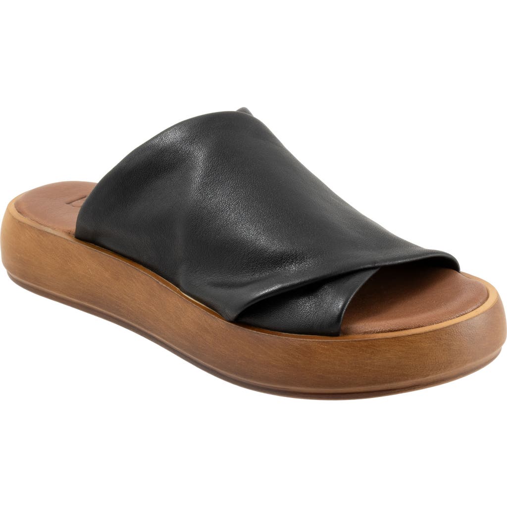 Bueno Jaxon Slide Sandal In Black