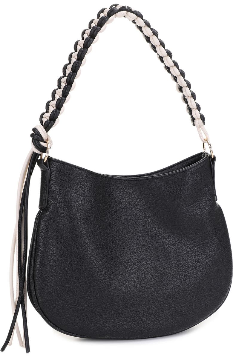 Mali + Lili Luna Recycled Vegan Leather Handbag, Main, color,