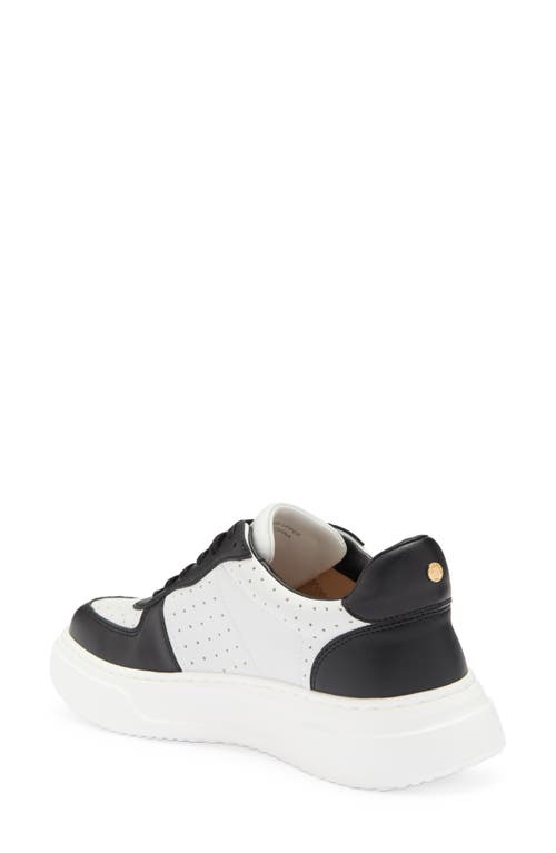Jslides Fiona Woven Mule In Black/white