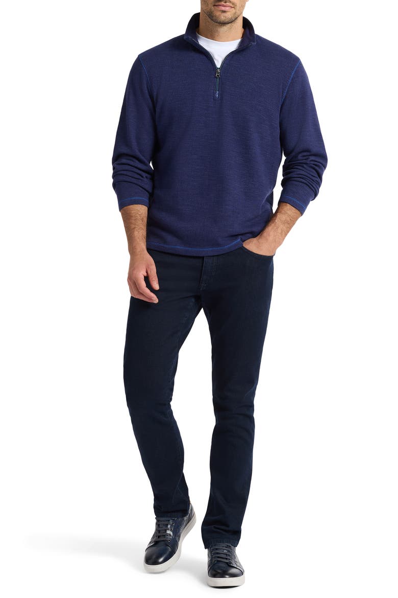 Griffin Quarter Zip Pullover, Alternate, color, NAVY