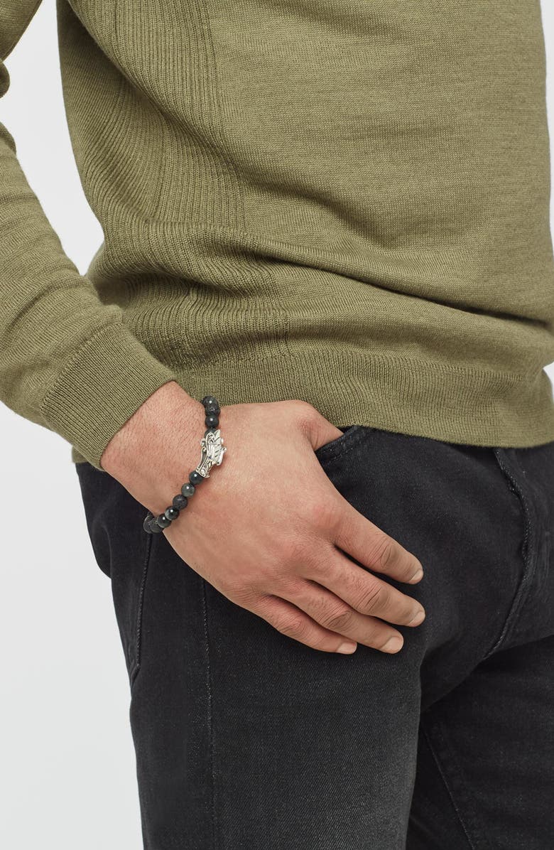 John Hardy Men's Legends Naga Bead Bracelet, Alternate, color, 