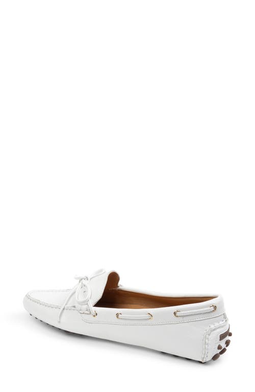 Patricia Green Henley Boat Shoe In White Leather