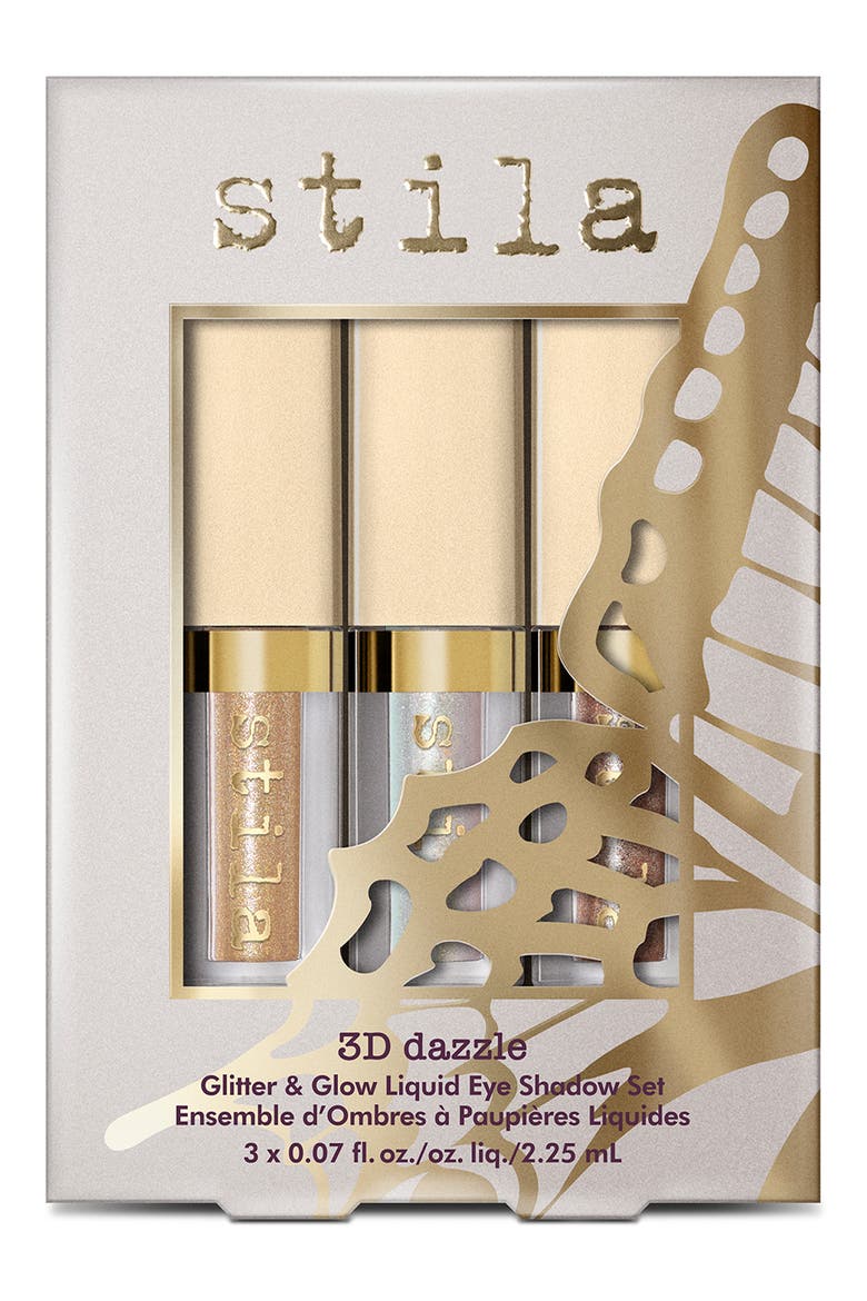 3D Dazzle Glitter & Glow Liquid Eyeshadow Set, Alternate, color, NO COLOR