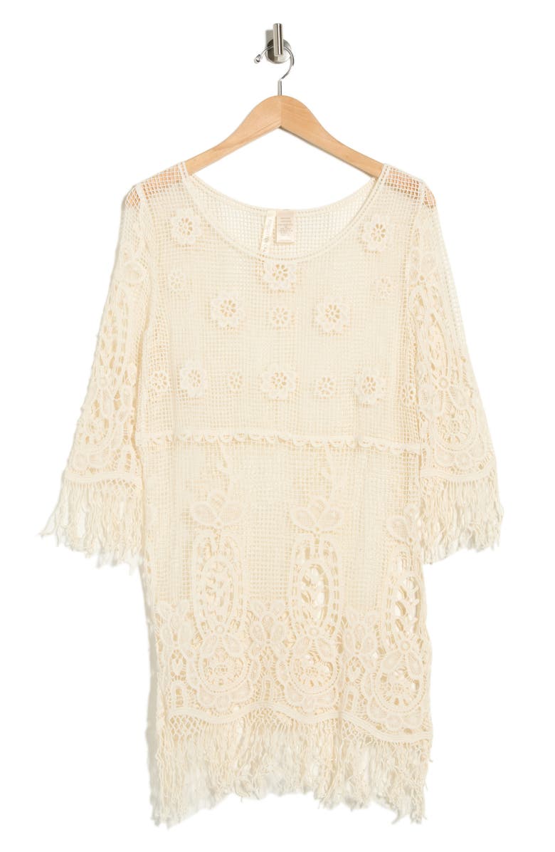 Forgotten Grace LONG SLV CRCHET BLOUSE, Main, color,