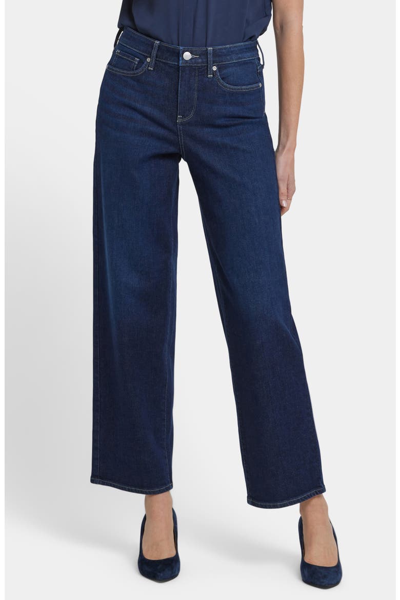 Jemma High Waist Barrel Leg Jeans, Main, color, MIDNIGHT BREEZE