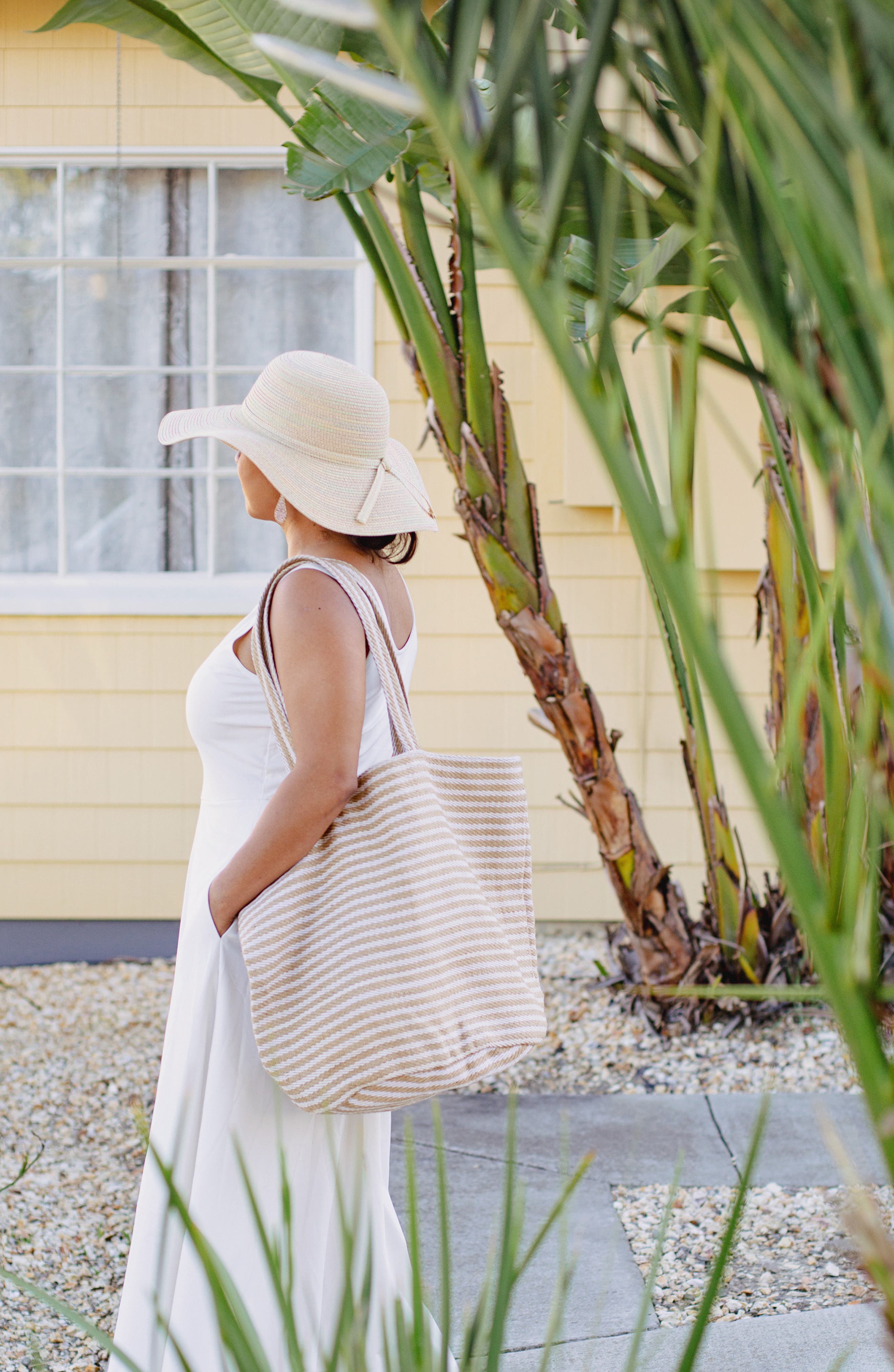 Will & Atlas Paris Stripe Jute Tote, Alternate, color, 