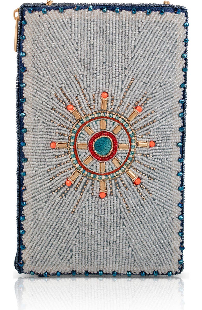 Mary Frances Accessories Keep It Steady Crossbody Phone Bag, Alternate, color, Blue