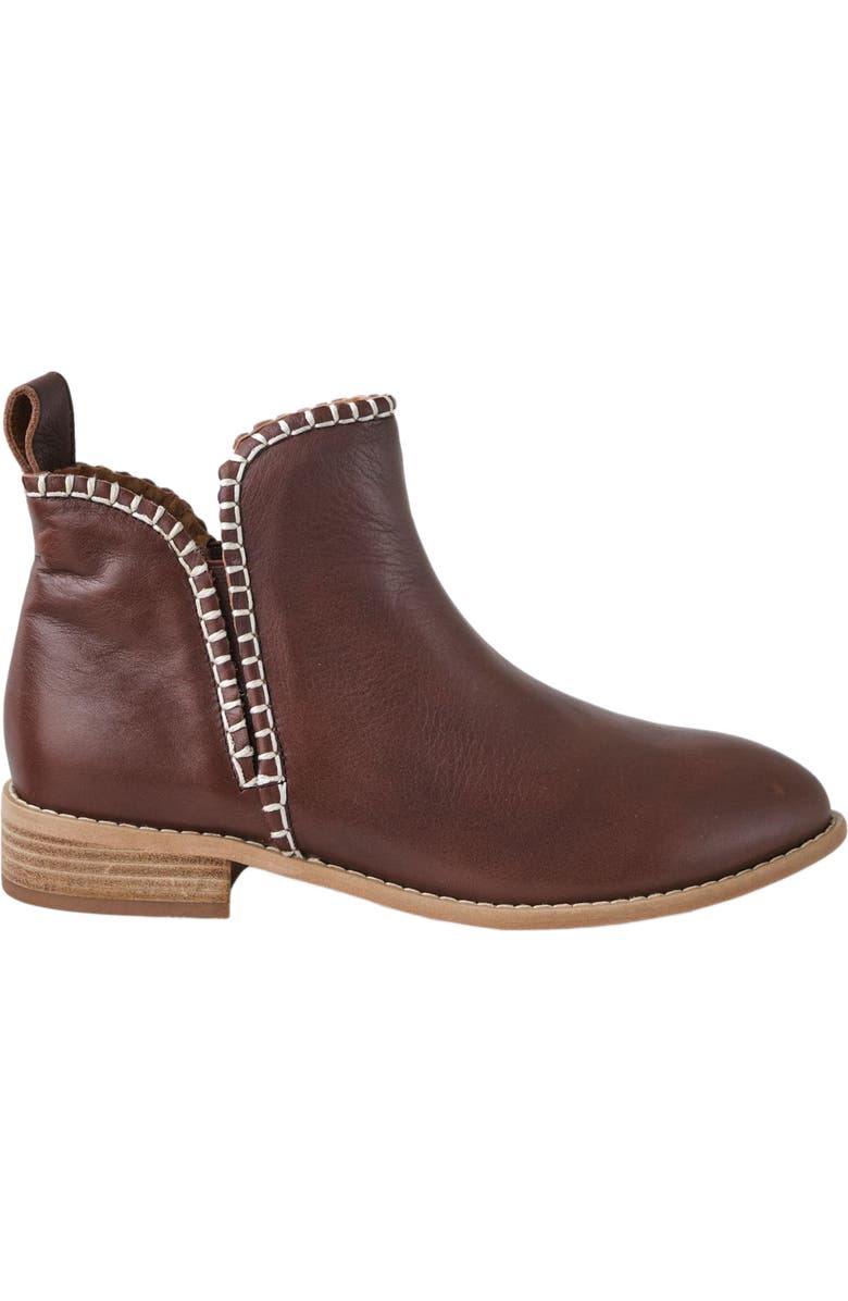 Walnut Melbourne Douglas Stitch Leather Boot, Alternate, color,