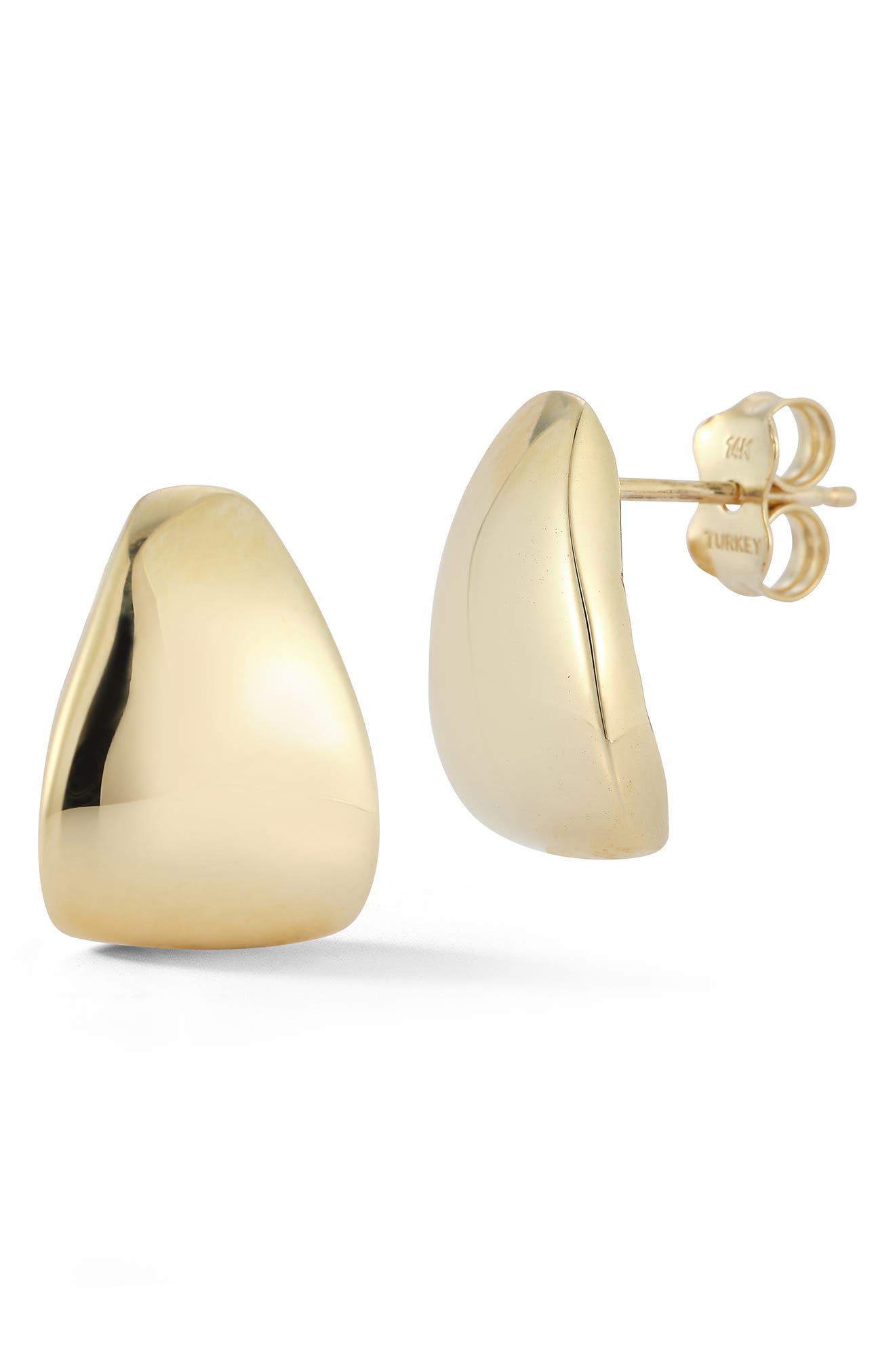 Ember Fine Jewelry 14K Dome Stud Earrings