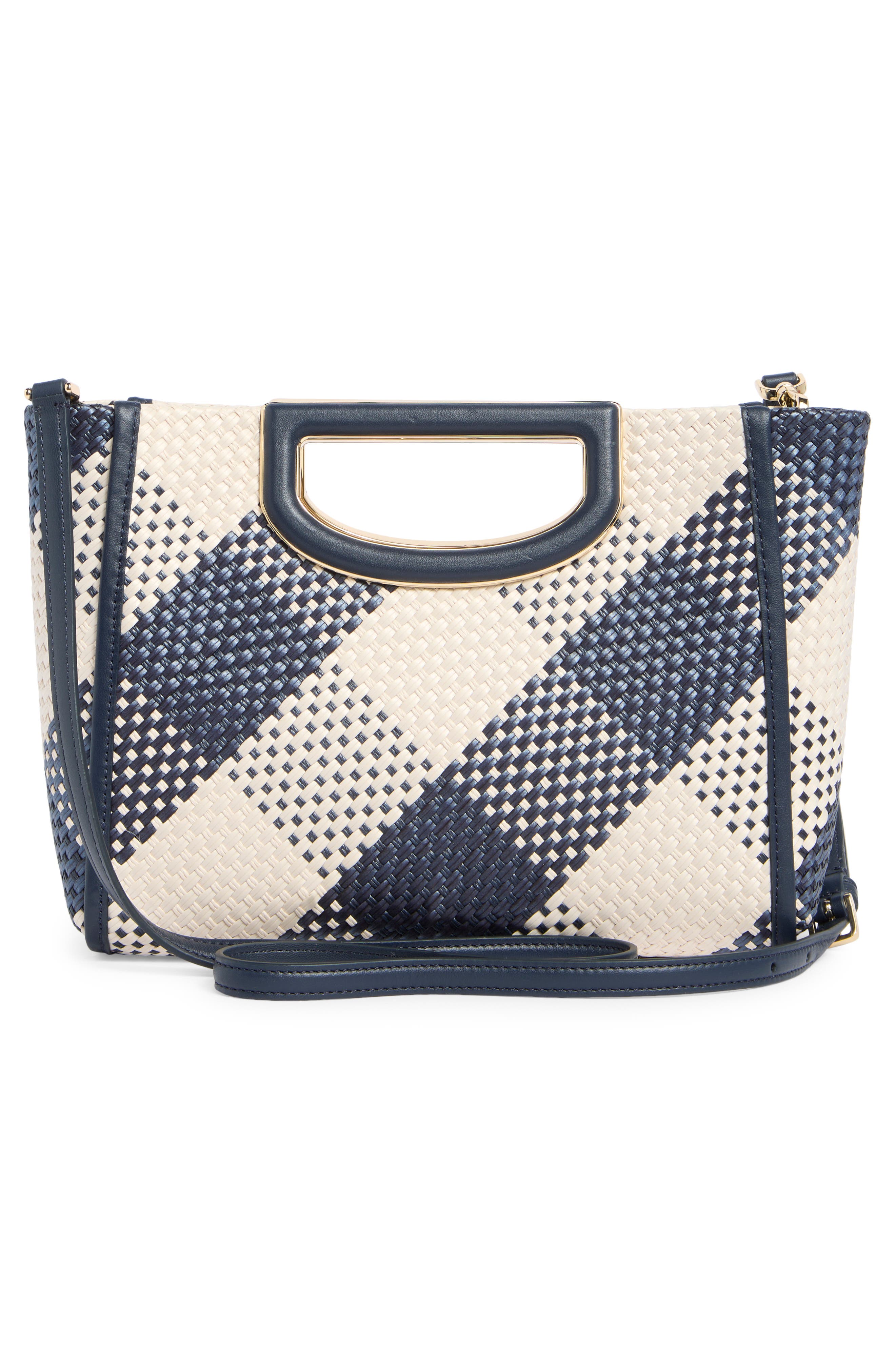 Kate Spade New York woven convertible clutch bag, Alternate, color, Blazer Blue