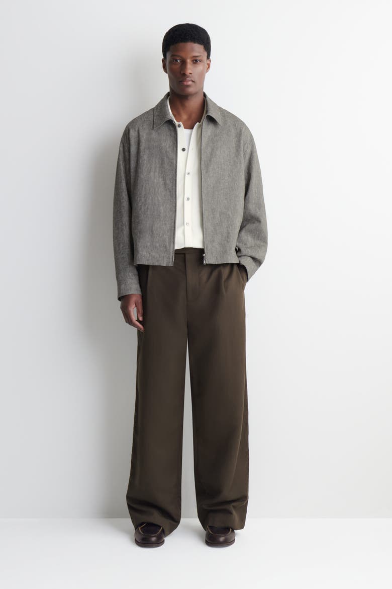 Ribbed-knit Cotton Shirt, Alternate, color, WHITE