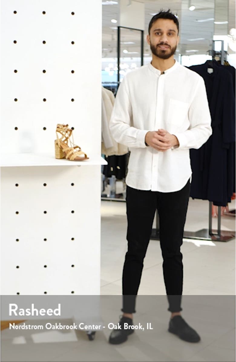 Renita Raffia Wraparound Sandal, sales video thumbnail