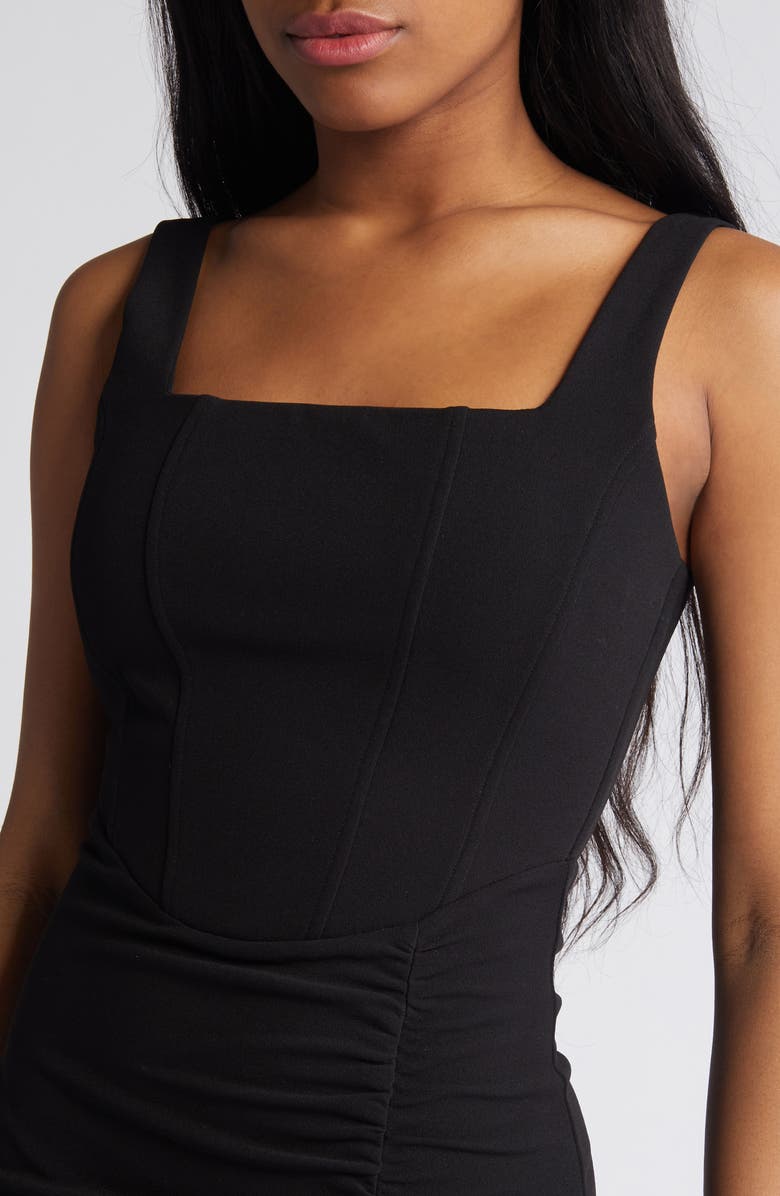 Corset Sleeveless Ruched Gown