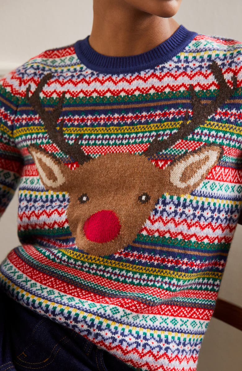 Boden Christmas Sweater, Alternate, color, 
