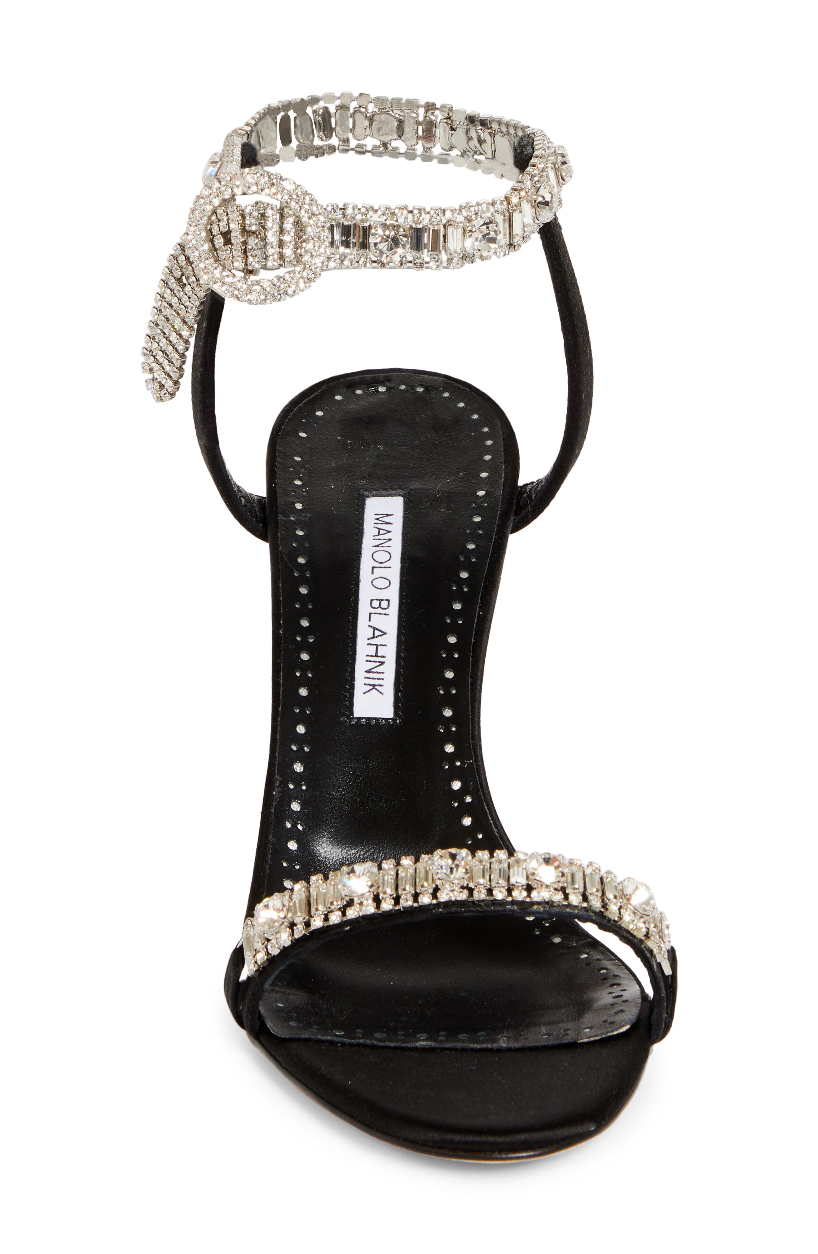 Manolo Blahnik Asasan Crystal Embellished Sandal, Alternate, color, 