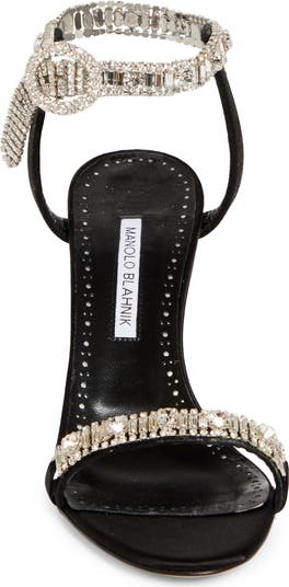 Manolo Blahnik Asasan Crystal Embellished Sandal (Women
