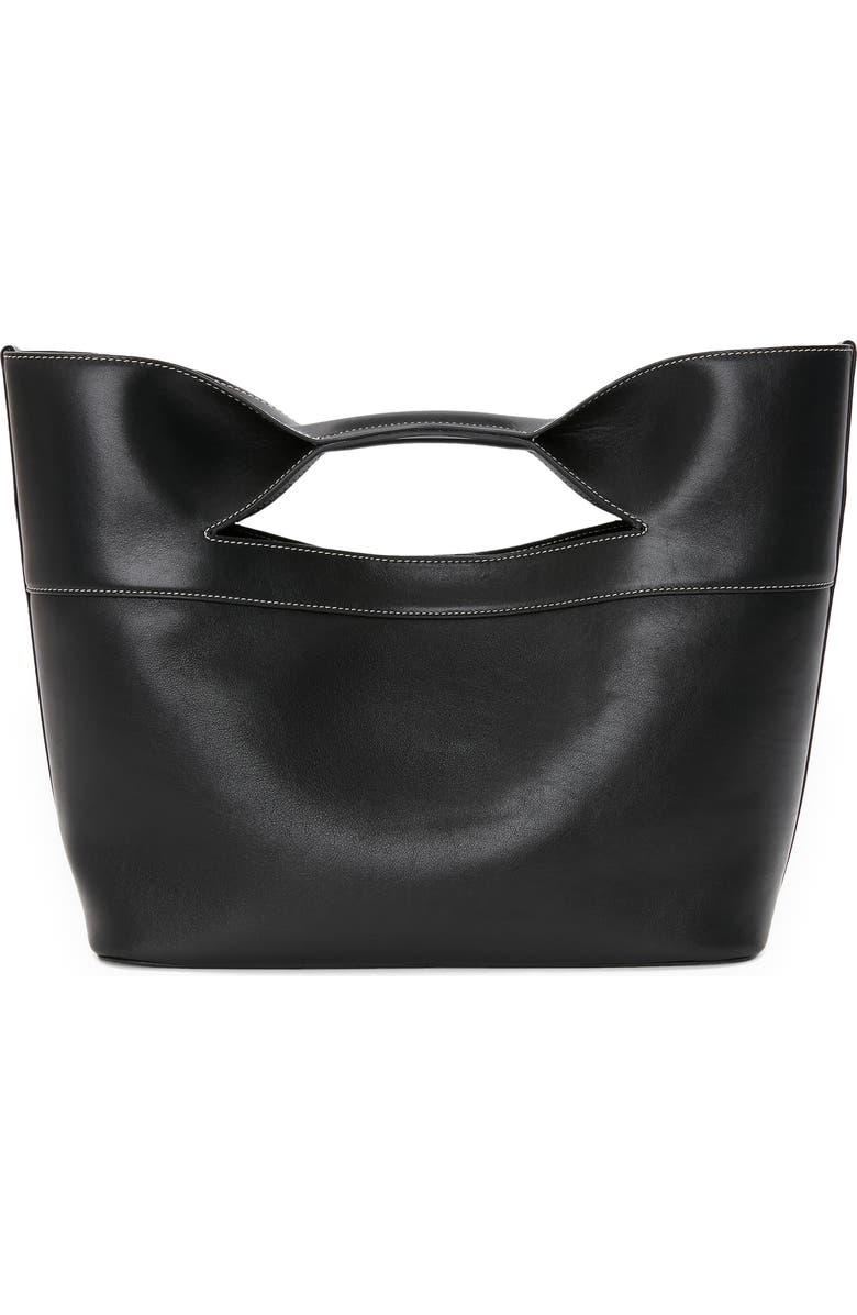 McQueen The Small Bow Leather Bag, Alternate, color,