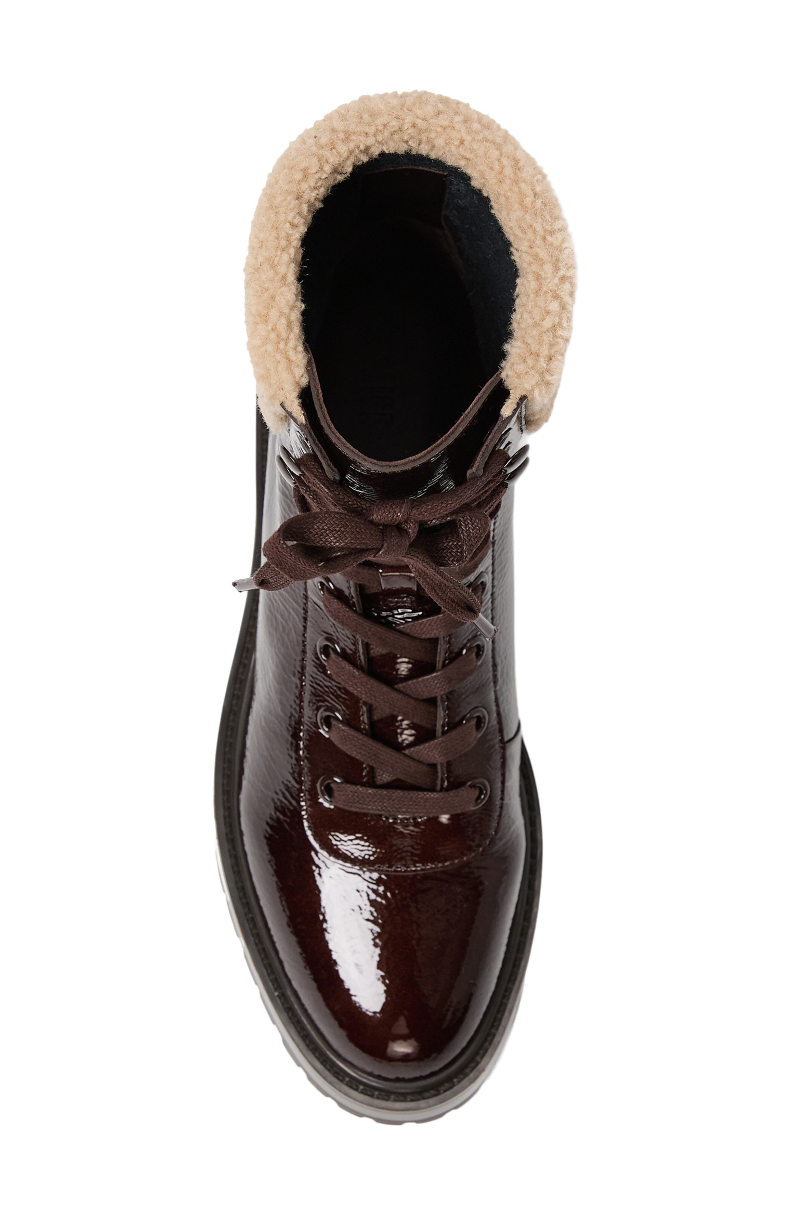 Briar Faux Shearling Bootie, Alternate, color, CHOCOLATE