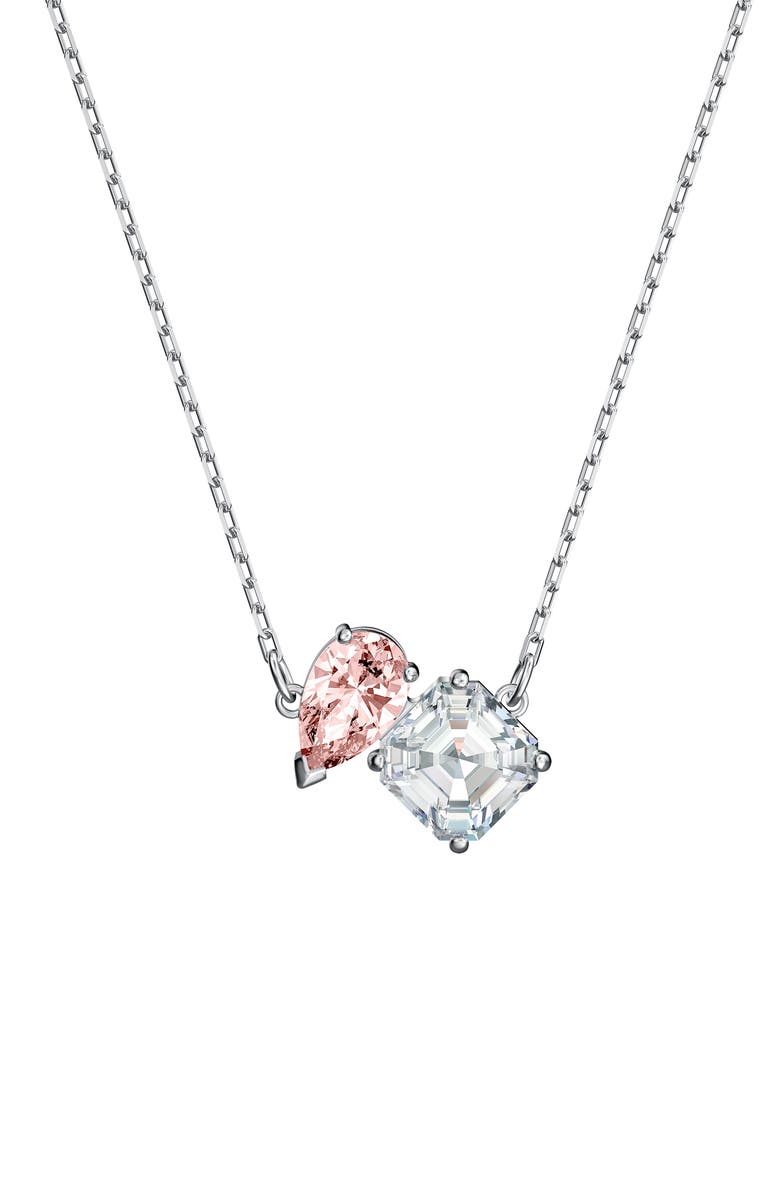 Swarovski Mesmera Crystal Hearts Pendant Necklace, Alternate, color, 