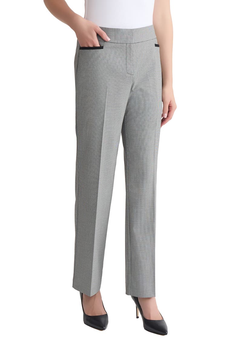 Slim Fit Pants, Alternate, color, BLACK/ VANILLA ICE