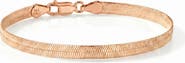 Spero London Italian Herringbone Sterling Chain Bracelet