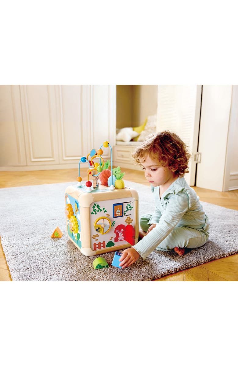 Hape Green Thumbs Activity Cube, Alternate, color,