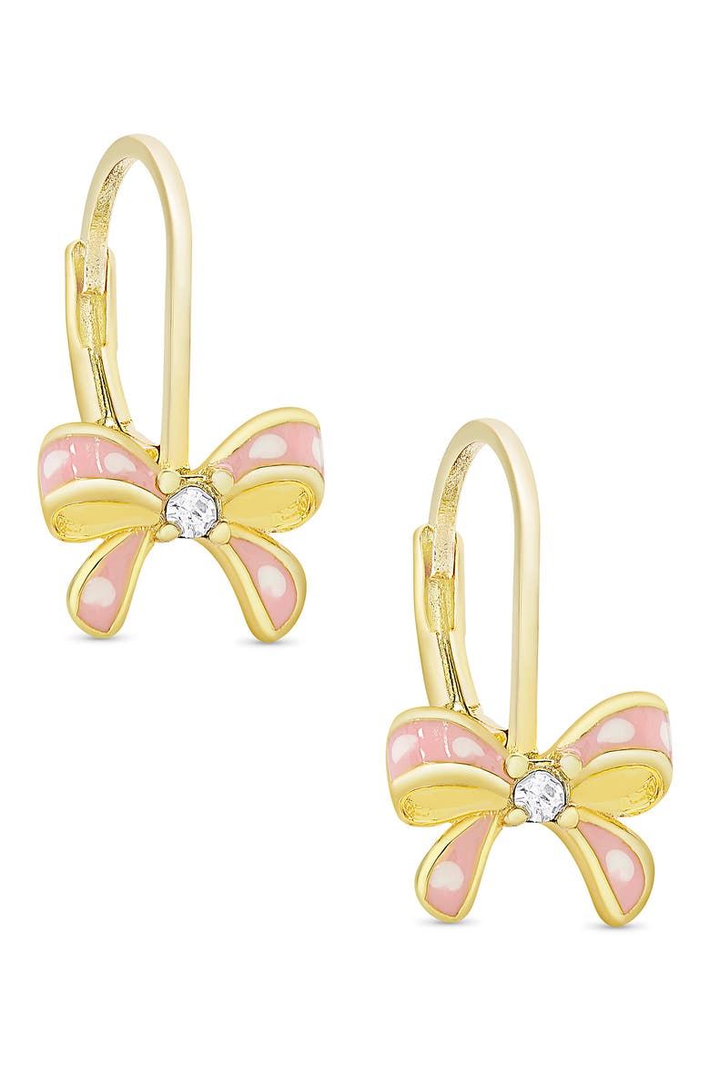 Bow Earrings, Main, color, GOLD