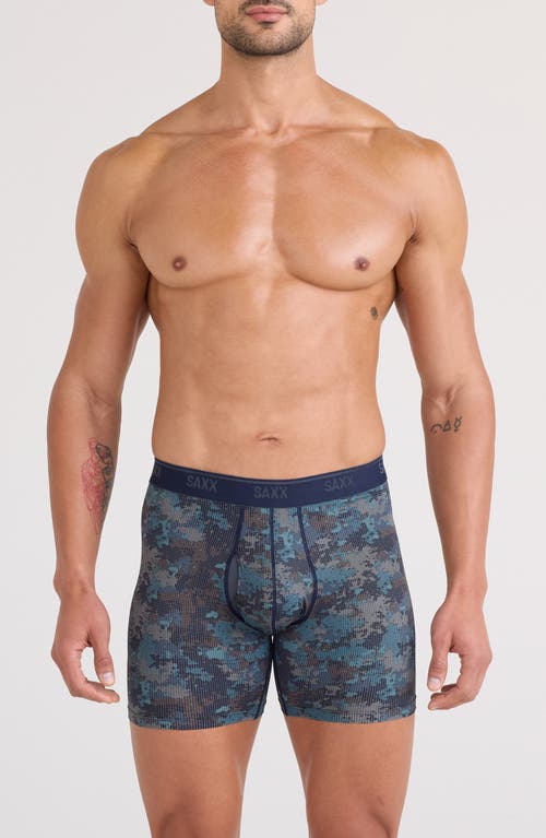 Saxx Assorted 2-pack Quest Quick Dry Mesh Boxer Briefs In Blue