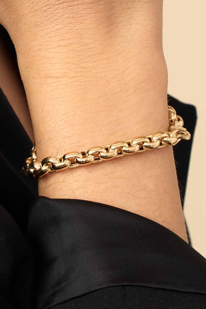 14K Yellow Gold Penthouse Bracelet, Alternate, color, Yellow Gold