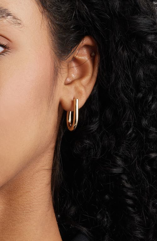 Open Edit Curved Hoop Earrings
