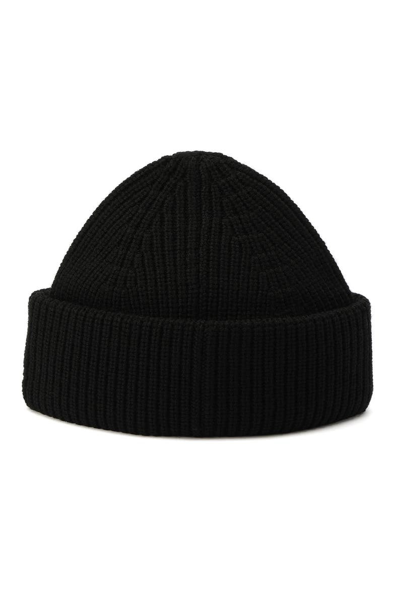 Merino Wool Beanie, Alternate, color, BLACK