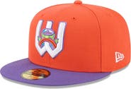 New Era Men's New Era  Orange Wichita Wind Surge Theme Nights 59FIFTY Fitted Hat