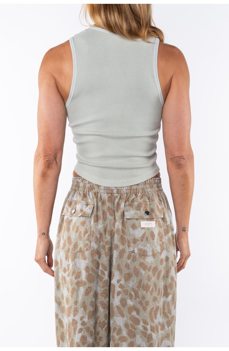 ARIKO Scallop Tank, Alternate, color, Sandstone