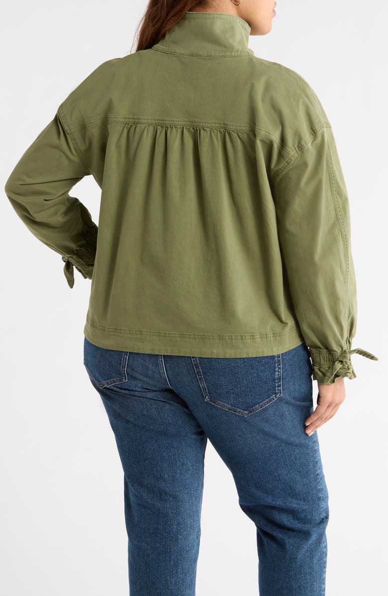 Caslon<sup>®</sup> Twill Swing Jacket, Alternate, color, Green Sorrel