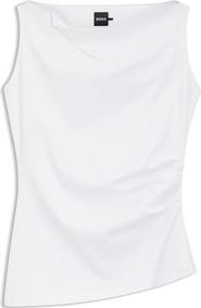 BOSS Emiaka Sleeveless Cowl Neck Top