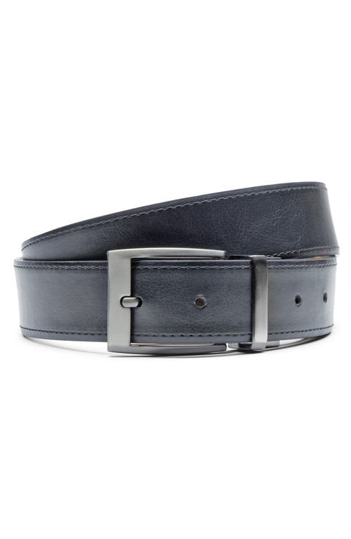 Nike Golf Tour Perforated & Smooth Reversible Leather Belt In Brown