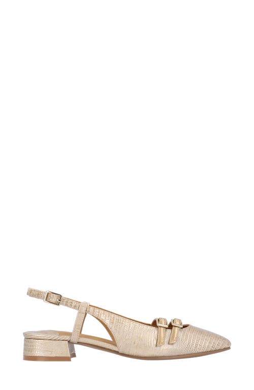 J. RENEÉ J. RENEÉ JOVANA LIZARD EMBOSSED SLINGBACK PUMP