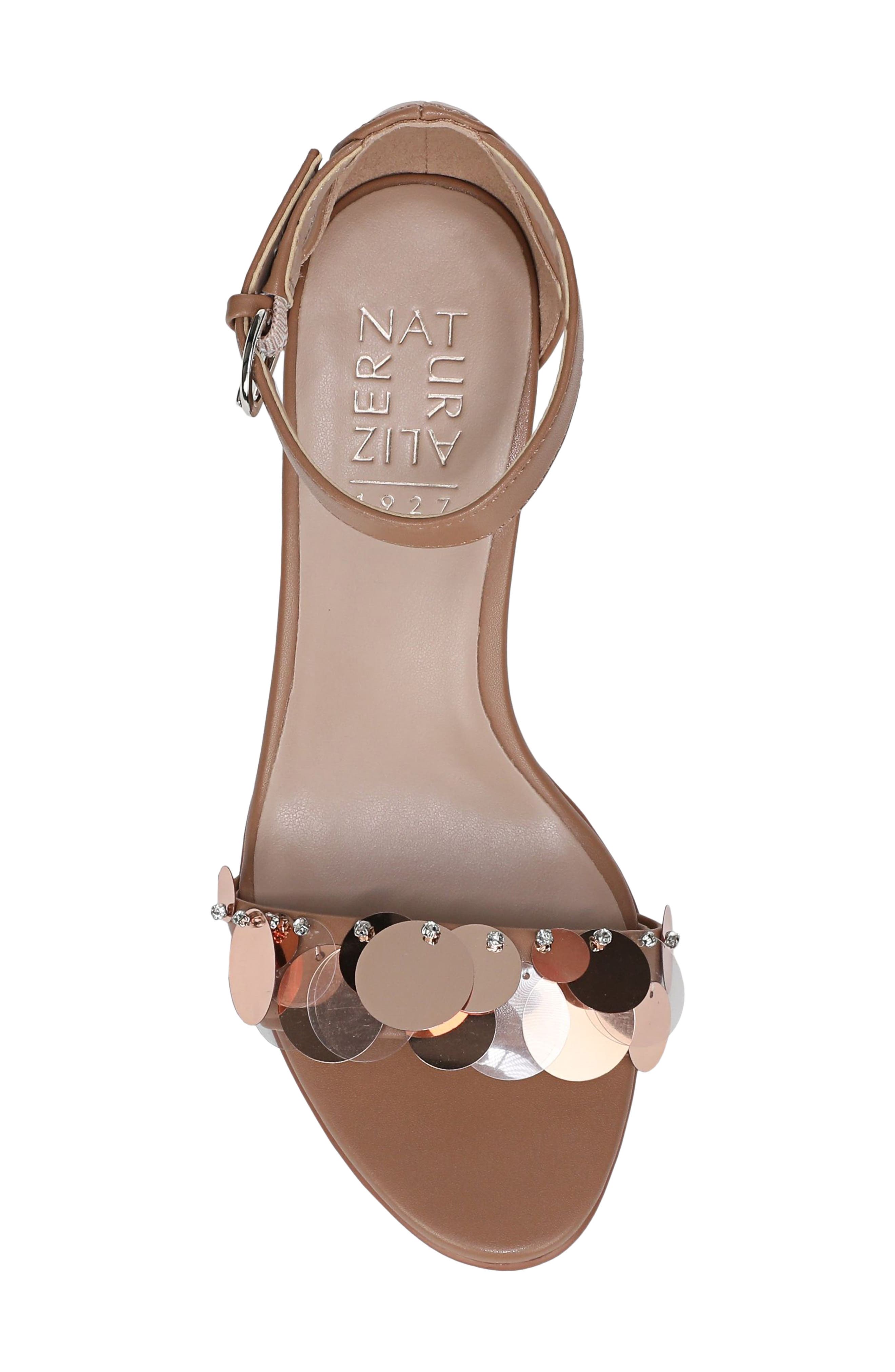 Vera Glow Ankle Strap Sandal, Alternate, color, CAFE BEIGE