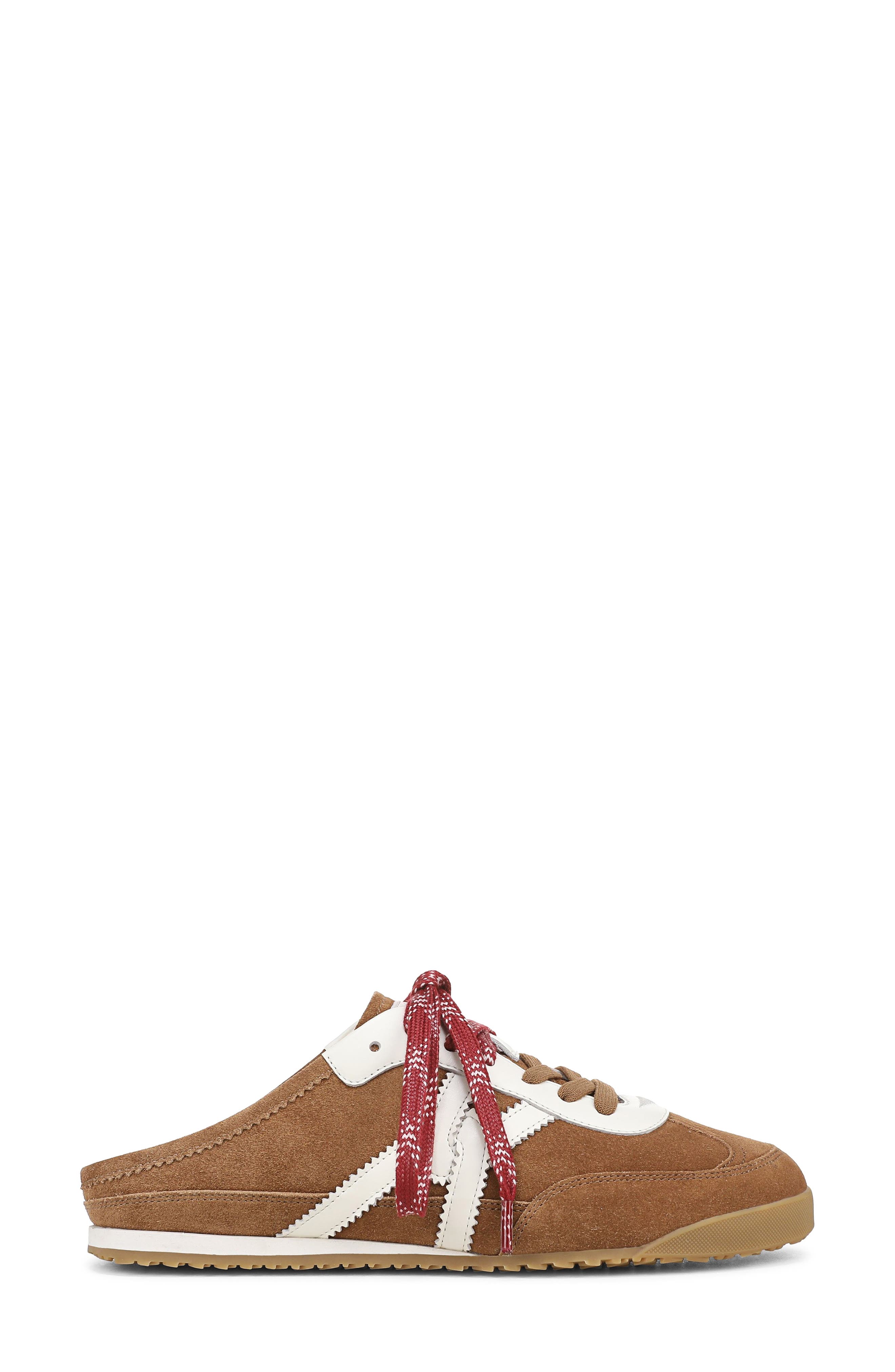 Nicoline Sneaker Mule, Alternate, color, CHESTNUT MULTI SUEDE