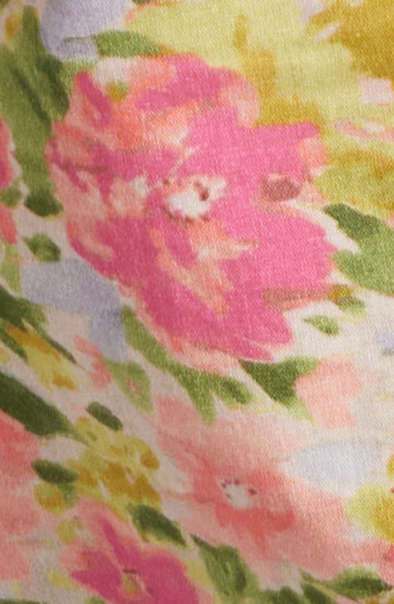 LOVE THE LABEL Zuri Floral Cotton Top, Alternate, color, 