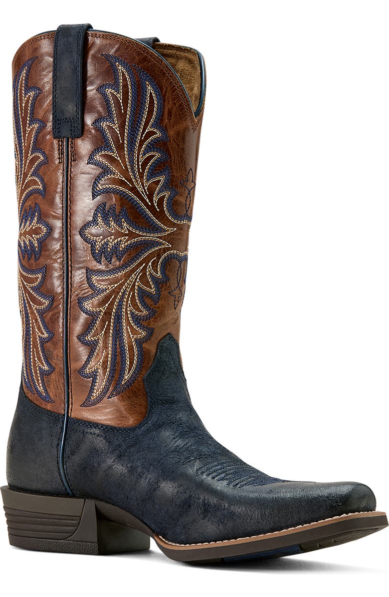 Ariat Hustler Western Boot, Main, color, Blue