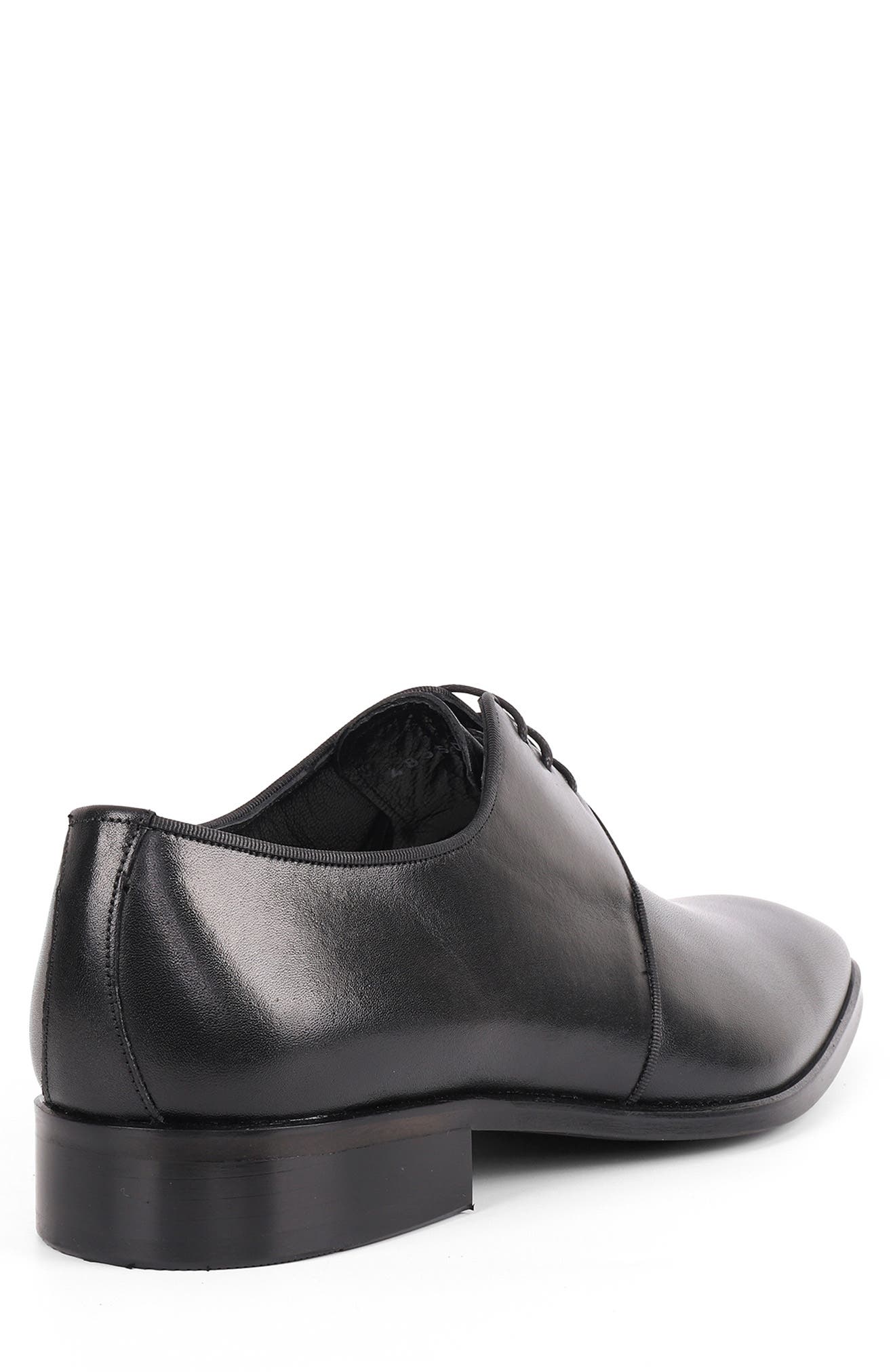 VELLAPAIS Hico Leather Derby, Alternate, color, Black