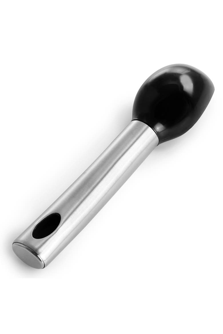 Baldwyn Stainless Steel and Plastic Ice Cream Scoop, Alternate, color, Black