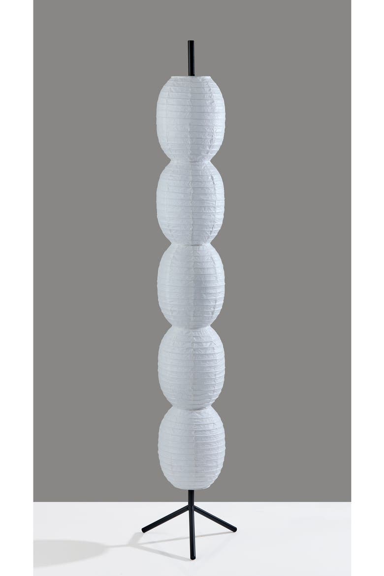 Lanai Floor Lamp, Alternate, color, BLACK